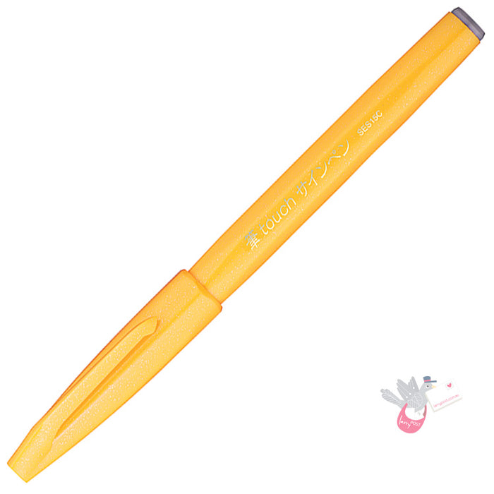 PENTEL Brush Sign Pen - Yellow