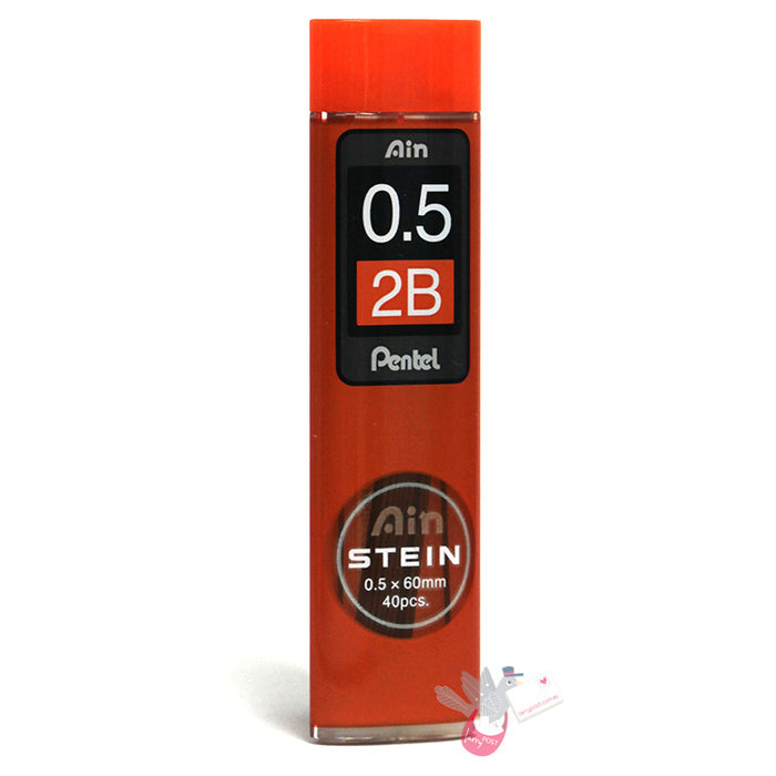 PENTEL Stein Mechanical Pencil Leads - 0.5mm - 2B