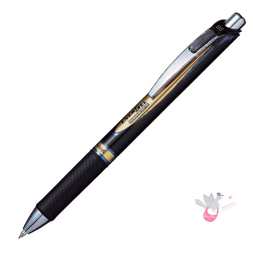 PENTEL Permanent Energel Retractable Metal Tip 0.5mm Blue