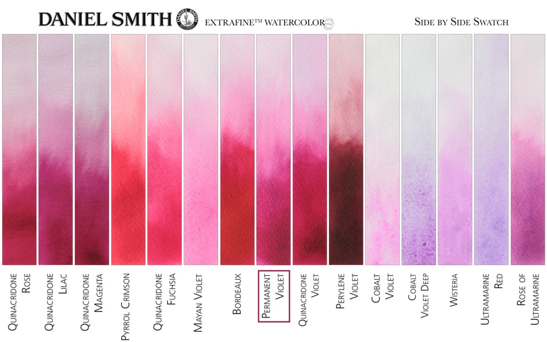 DANIEL SMITH Watercolour - 15mL - Permanent Violet (PR202,PB29)