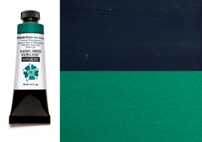 DANIEL SMITH Gouache - 15mL - Phthalo Green (Blue Shade) (PG7)
