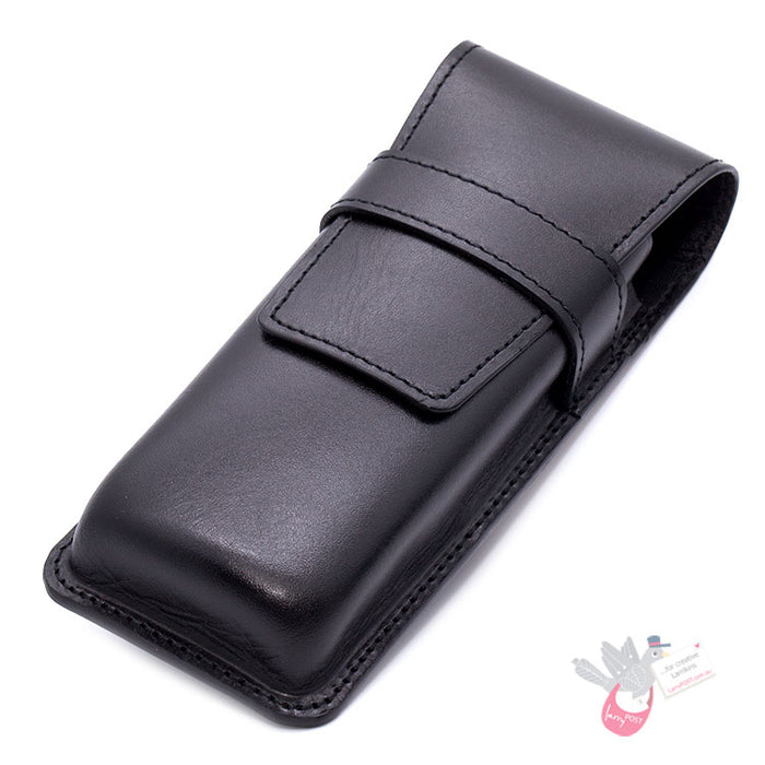 PILOT Pensemble Leather Pen Pouch - Triple - Black