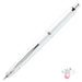 PILOT Capless Decimo Fountain Pen (18ct Gold Nib & Converter) - Pearl White - Medium Nib
