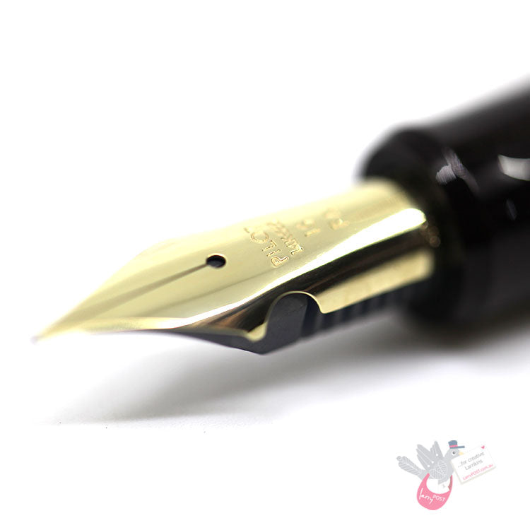 PILOT Custom 823 Fountain Pen (14ct Gold Nib, plunger vacuum) - Black - FA Nib