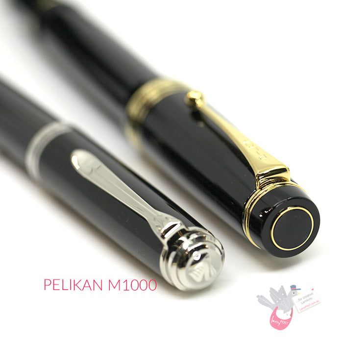 PILOT Custom Urushi Fountain Pen (18ct Gold Nib, Con-70) - Black - Fine Medium Nib
