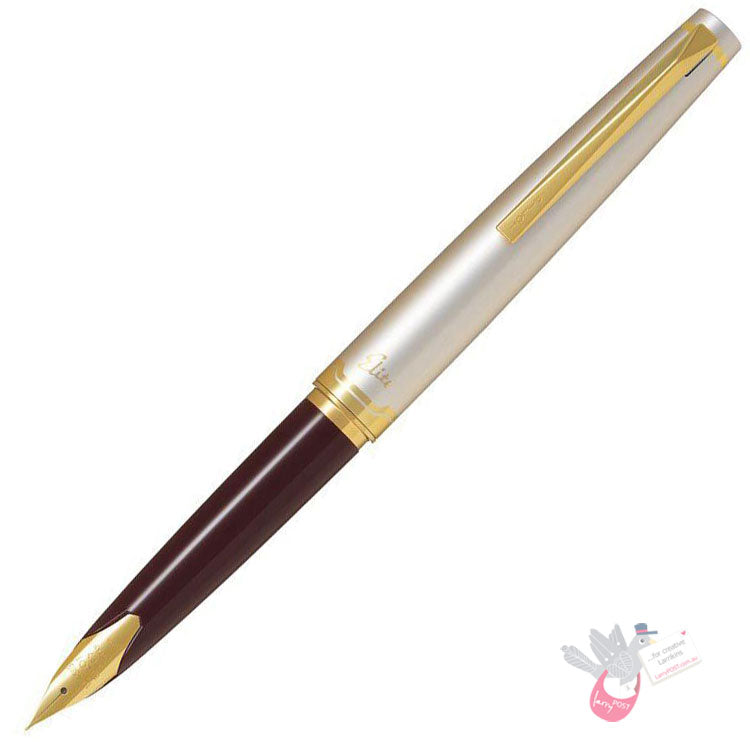 PILOT Elite E95S Fountain Pen (14ct nib & Converter-40) - Deep Red