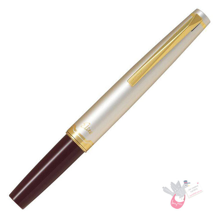 PILOT Elite E95S Fountain Pen (14ct nib & Converter-40) - Deep Red