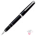 PILOT Falcon Fountain Pen (14ct Gold Rhodium Plated Nib and Con-70 Converter) - Black