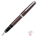 PILOT Falcon Fountain Pen (14ct Gold Rhodium Plated Nib and Con-70 Converter) - Brown
