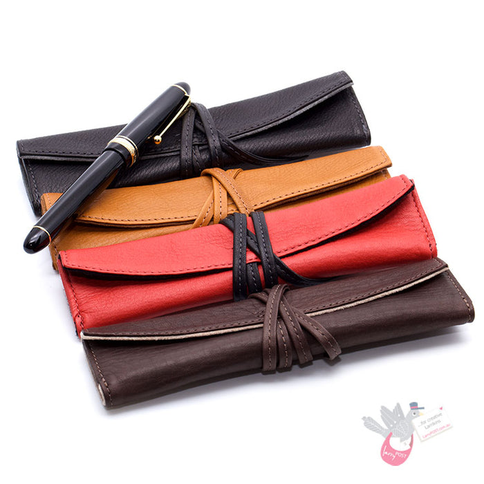 PILOT Pensemble Leather Pen Wrap - Single - Red