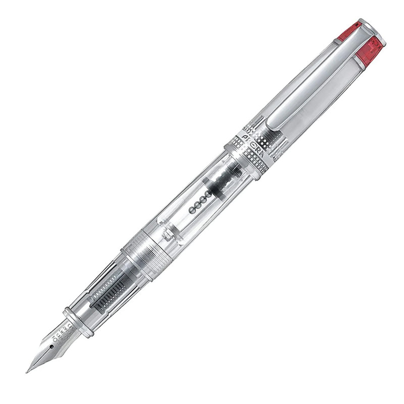 PILOT Prera Demonstrator Fountain Pen - Clear/Red