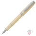 PILOT Prera Fountain Pen - White - Fine Nib + 3 x 15mL Ink Gift Set (Shin-Kai, Take-Sumi, Yama-Budo)