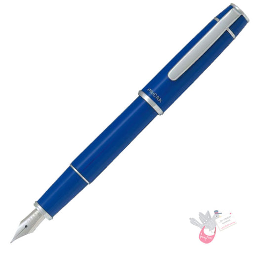 PILOT Prera Fountain Pen - White - Fine Nib + 3 x 15mL Ink Gift Set (Shin-Kai, Take-Sumi, Yama-Budo)