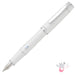 PILOT Prera Fountain Pen - White - Fine Nib + 3 x 15mL Ink Gift Set (Shin-Kai, Take-Sumi, Yama-Budo)
