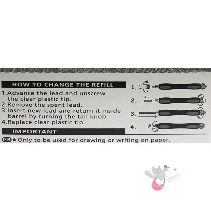 PILOT Croquis Refills - H (Tube of 2 refills)