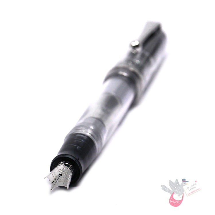 PILOT Custom 74 Fountain Pen (14ct Gold Nib, Con-70) - Clear - Medium Nib