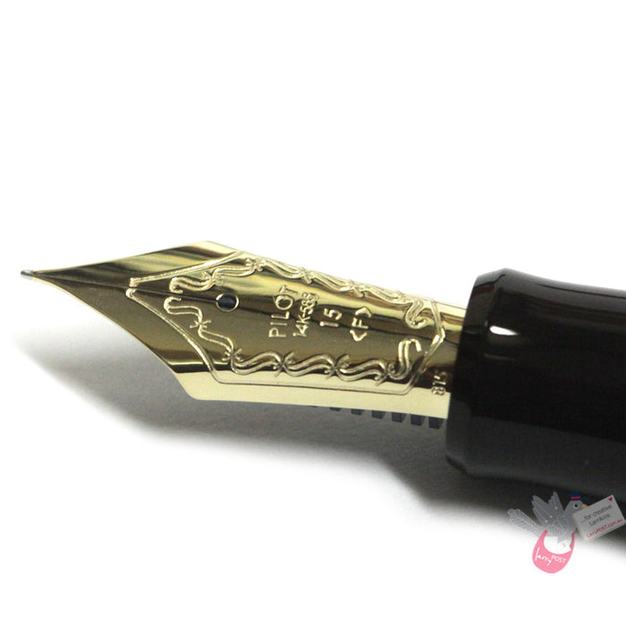 PILOT Custom 823 Fountain Pen (14ct Gold Nib, plunger vacuum) - Brown - Medium Nib