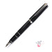 PILOT Falcon Fountain Pen (14ct Gold Rhodium Plated Nib and Con-70 Converter) - Black
