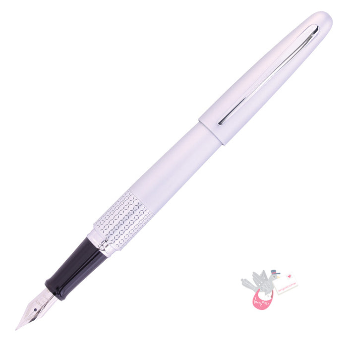 PILOT MR1 Fountain Pen - Silver - Medium Nib