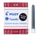 PILOT IC-50-B Ink Cartridge - 6 Pack - Black 