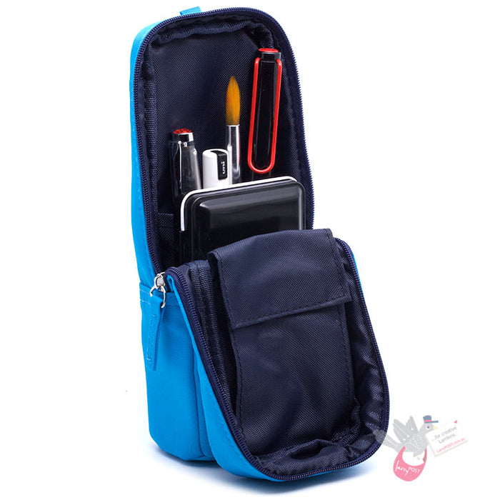 PILOT Tatemo Stand-up Pencil/Pen Case - Light Blue