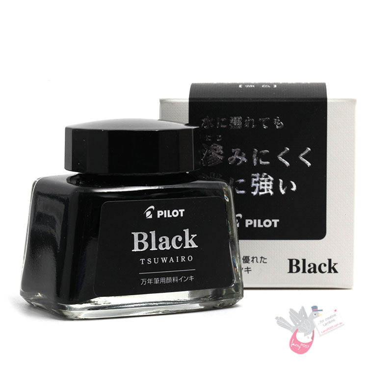 PILOT Tsuwairo (Pigmented) Fountain Pen Ink - 30mL - Black