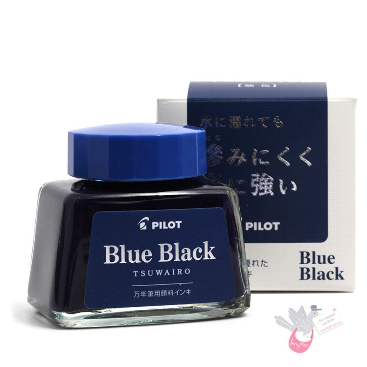 PILOT Tsuwairo (Pigmented) Fountain Pen Ink - 30mL - Blue Black