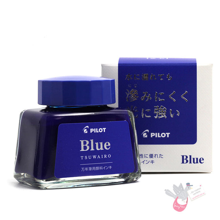 PILOT Tsuwairo (Pigmented) Fountain Pen Ink - 30mL - Blue