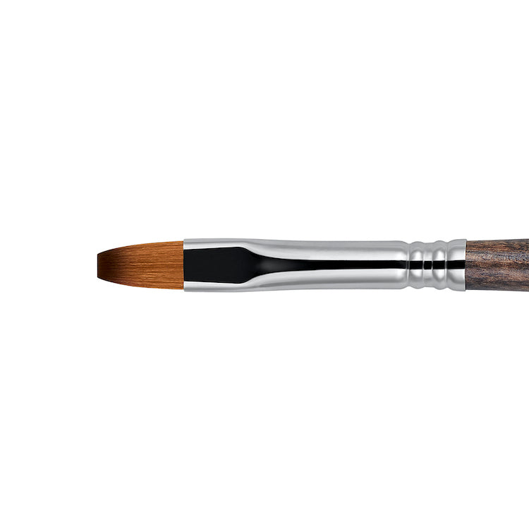 ESCODA Prado (1494) Synthetic Sable Watercolour Travel Brush - Bright - Size 10 (8 x 13mm)