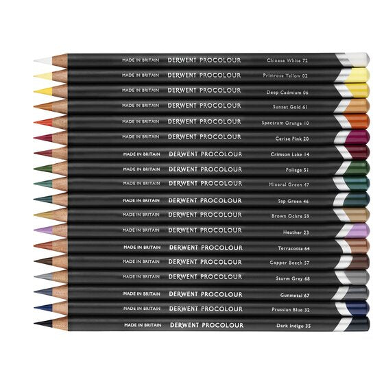 DERWENT Procolour Pencils Tin 24 Asst