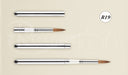 ROSEMARY & CO Reversible Pocket Brush - R19 - Red Dot Collection - Pointed - Size 12 (7.9 x 31.5mm)
