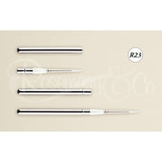 ROSEMARY & CO Reversible Pocket Brush - R23 - Snow Drop (Synthetic) - Pointed Size 8 (4.4 x 20mm)