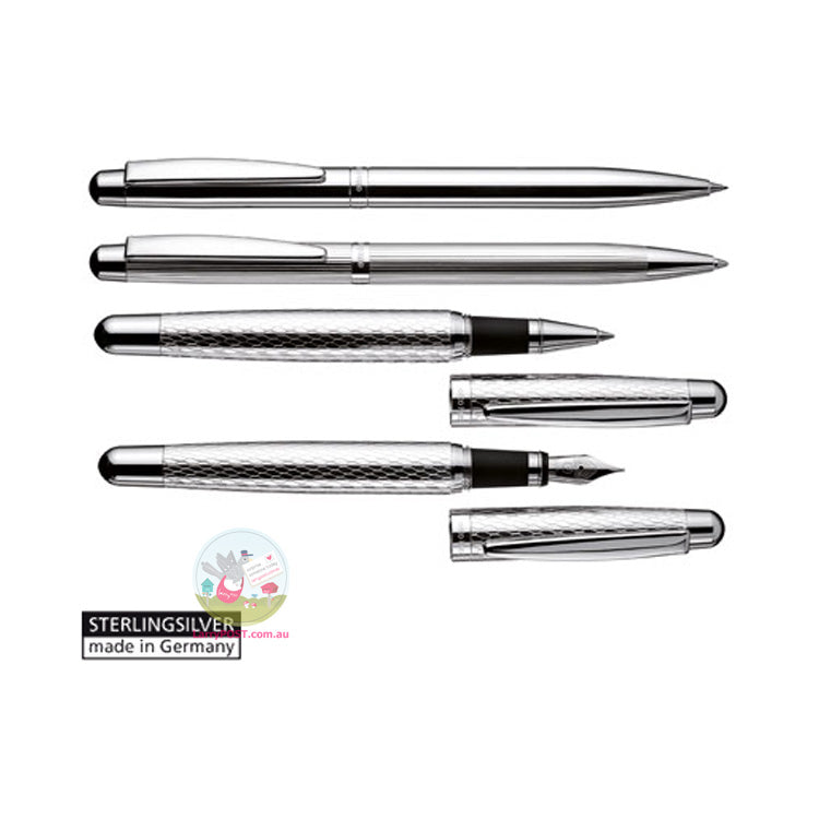 OTTO HUTT Design 02 - Sterling Silver Mechanical Pencil 0.7mm - Pinstripe