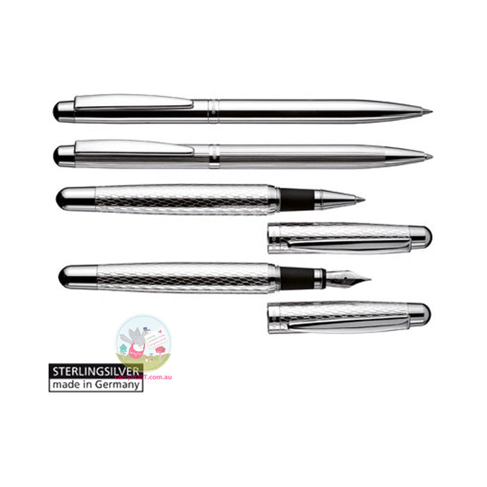 OTTO HUTT Design 02 - Sterling Silver Mechanical Pencil 0.7mm - Pinstripe