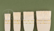 ROSEMARY & CO Series 788 Hake Brush (Goat) - Long Handle - Flat - 24mm (24 x 25mm)