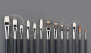 ROSEMARY & CO Leon Homes Set for Oils - Long Handle (12 Brushes) Does not include Size 10 flat