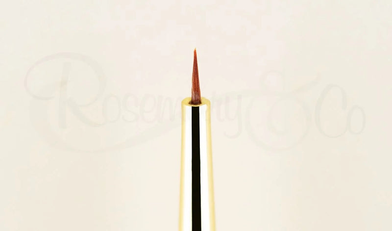 ROSEMARY & CO Miniature Brush - Micro Detail - Synthetic - Size 15/0 (0.75 x 3.8mm)