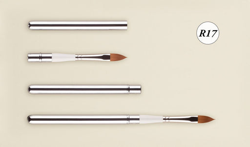 ROSEMARY & CO Reversible Pocket Brush - R17 - Golden Synthetic - Pointed - Cat's Tongue (9 x 19mm)