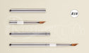 ROSEMARY & CO Reversible Pocket Brush - R18 - Golden Synthetic - Triangular - Size 8 (6 x 18mm) 