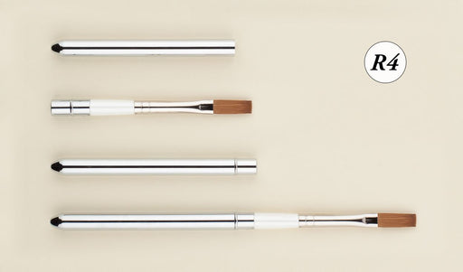 ROSEMARY & CO Reversible Pocket Brush - R4 - Red Dot (Synthetic Sable) - One Stroke 1/4"