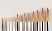 ROSEMARY & CO Brush - Red Dot (Synthetic Sable) - Designer - Size 8 (6 x 27.6mm)