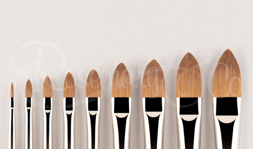 ROSEMARY & CO Brush - Red Dot (Synthetic Sable) - Filbert