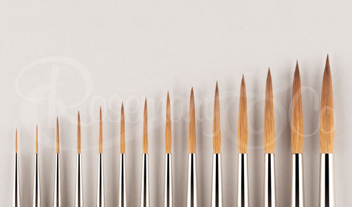 Synthetic rigger brush to reach into your painting