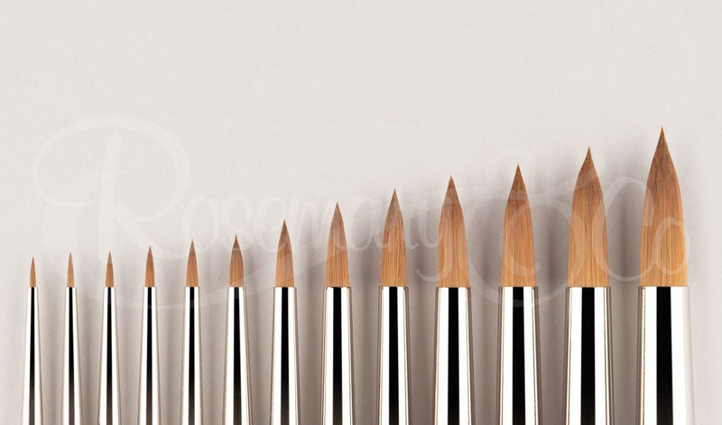 ROSEMARY & CO Brush - Red Dot (Synthetic Sable) - Spotter 
