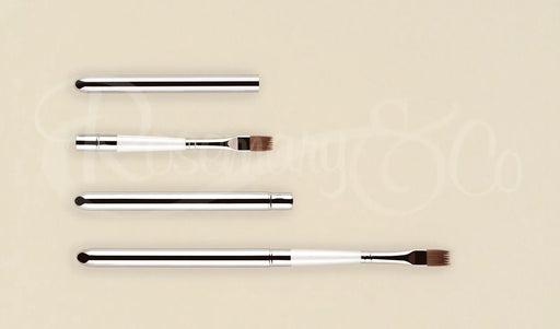 ROSEMARY & CO Reversible Pocket Brush - Red Dot (Synthetic Sable) - Comber