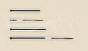 ROSEMARY & CO Reversible Pocket Brush - R5 - Red Dot (Synthetic Sable) - Rigger Size 6 (3.3 x 29.1mm) 