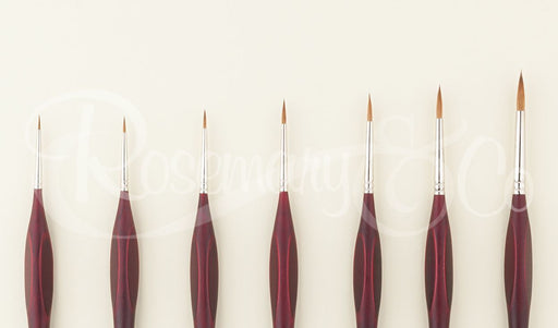 ROSEMARY & CO Watercolour Brush - Series 401 - Red Sable Blend - Pointed Round - Size 2