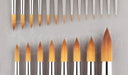 ROSEMARY & CO Brush - Series 301 Golden Synthetic - Pointed Round - Size 8 (5.3 x 22.6mm)