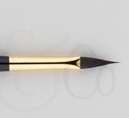 ROSEMARY & CO Series 40 - Triangular (Pyramidal) Brush - Size 10 (5.2 x 25mm) - Short Handle