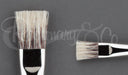 ROSEMARY & CO Series 333 - Badger Brush - Flat Stippler - Med (17 x 20mm) - Short Handle